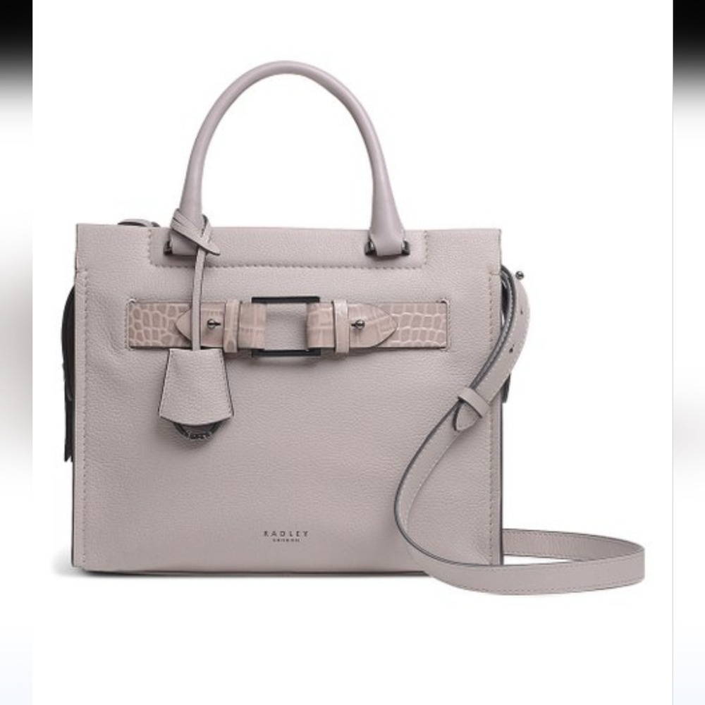 Radley London Espresso Agnes Street Leather Satchel Gem